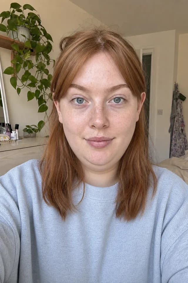 Example front input photo — AI-generated model